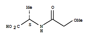 (9ci)-n-(甲氧基乙?；?-L-丙氨酸結(jié)構(gòu)式_257638-52-1結(jié)構(gòu)式