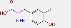 H-d-tyr(3-i)-oh結(jié)構(gòu)式_25799-58-0結(jié)構(gòu)式