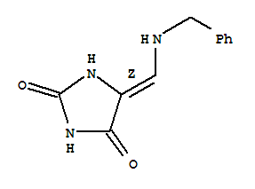 (9ci)-5-[[(苯基甲基)氨基]亞甲基]-, (5z)-2,4-咪唑啉二酮結(jié)構(gòu)式_258521-62-9結(jié)構(gòu)式