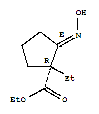 (1r,2e)-1-乙基-2-(羥基亞氨基)-環(huán)戊烷羧酸乙酯結(jié)構(gòu)式_258834-17-2結(jié)構(gòu)式