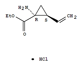 Cyclopropanecarboxylic acid, 1-amino-2-ethenyl-, ethyl ester, hydrochloride (1:1),(1R,2S)-rel-Structure,259214-54-5Structure Cyclopropanecarboxylic acid, 1-amino-2-ethenyl-, ethyl ester, hydrochloride (1:1),(1R,2S)-rel- Structure,259214-54-5Structure