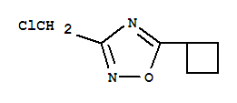 1,2,4-Oxadiazole,3-(chloromethyl)-5-cyclobutyl-(9ci)Structure,259683-88-0Structure 1,2,4-Oxadiazole,3-(chloromethyl)-5-cyclobutyl-(9ci) Structure,259683-88-0Structure
