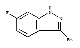 1H-indazole,3-ethyl-6-fluoro-(9ci) Structure,259750-59-9Structure