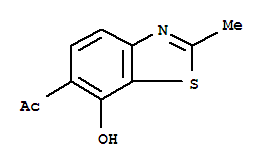 (8ci)-7-羥基-2-甲基-6-苯并噻唑甲酮結(jié)構(gòu)式_26749-60-0結(jié)構(gòu)式