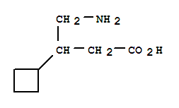 bta--(氨基甲基)-環(huán)丁烷丙酸結(jié)構(gòu)式_271580-15-5結(jié)構(gòu)式