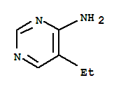 4-Pyrimidinamine, 5-ethyl-(9ci)Structure,27228-43-9Structure 4-Pyrimidinamine, 5-ethyl-(9ci) Structure,27228-43-9Structure