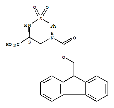 (S)-Fmoc-3-氨基-2-(苯基磺?；被?-丙酸結(jié)構(gòu)式_273399-94-3結(jié)構(gòu)式