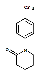 1-(4-Trifluoromethyl-phenyl)-piperidin-2-oneStructure,27471-52-9Structure 1-(4-Trifluoromethyl-phenyl)-piperidin-2-one Structure,27471-52-9Structure