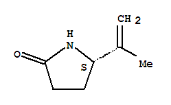 (5s)-(9ci)-5-(1-甲基乙烯)-2-吡咯烷酮結(jié)構(gòu)式_275793-66-3結(jié)構(gòu)式