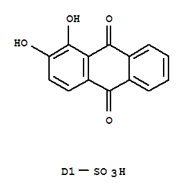 1,2-Dihydroxyanthraquinone-3-sulfonic acidStructure,27613-78-1Structure 1,2-Dihydroxyanthraquinone-3-sulfonic acid Structure,27613-78-1Structure