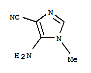 (9ci)-5-氨基-1-甲基-1H-咪唑-4-甲腈結構式_27700-58-9結構式