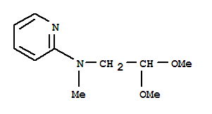 (9ci)-n-(2,2-二甲氧基乙基)-n-甲基-2-吡啶胺結(jié)構(gòu)式_277299-80-6結(jié)構(gòu)式