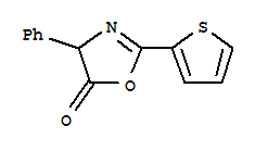 2-Oxazolin-5-one, 4-phenyl-2-(2-thienyl)-(8ci)Structure,28168-62-9Structure 2-Oxazolin-5-one, 4-phenyl-2-(2-thienyl)-(8ci) Structure,28168-62-9Structure