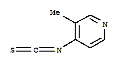 (9CI)-4-異硫代氰酰基-3-甲基-吡啶結(jié)構(gòu)式_285125-09-9結(jié)構(gòu)式