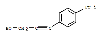 (9ci)-3-[4-(1-甲基乙基)苯基]-2-丙炔-1-醇結(jié)構(gòu)式_288101-00-8結(jié)構(gòu)式