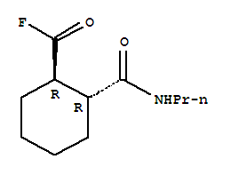 (1r,2r)-(9ci)-2-[(丙基氨基)羰基]-環(huán)己烷碳酰氟結(jié)構(gòu)式_288314-21-6結(jié)構(gòu)式