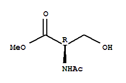 (9ci)-n-乙?；?D-絲氨酸甲酯結(jié)構(gòu)式_288402-26-6結(jié)構(gòu)式