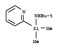 Silanamine, n-(1,1-dimethylethyl)-1,1-dimethyl-1-(2-pyridinyl)-(9ci)Structure,288613-44-5Structure Silanamine, n-(1,1-dimethylethyl)-1,1-dimethyl-1-(2-pyridinyl)-(9ci) Structure,288613-44-5Structure