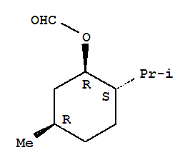 (1R,2S,5R)-rel-5-甲基-2-(1-甲基乙基)-環(huán)己醇 1-甲酸結(jié)構(gòu)式_29066-35-1結(jié)構(gòu)式