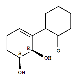(9ci)-2-[(5s,6r)-5,6-二羥基-1,3-環(huán)己二烯-1-基]-環(huán)己酮結構式_291749-99-0結構式