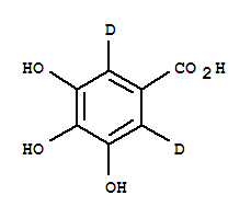 3,4,5-Trihydroxybenzoic-2,6-d2 acid Structure,294660-92-7Structure