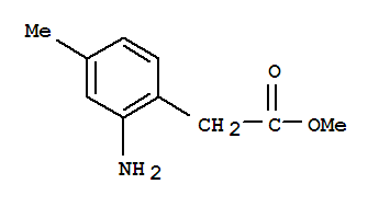 Benzeneacetic acid, 2-amino-4-methyl-, methyl esterStructure,29640-92-4Structure Benzeneacetic acid, 2-amino-4-methyl-, methyl ester Structure,29640-92-4Structure