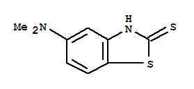 (9ci)-5-(二甲基氨基)-2(3H)-苯并噻唑硫酮結(jié)構(gòu)式_298687-01-1結(jié)構(gòu)式