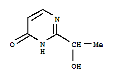 2-(1-羥基乙基)嘧啶-4(3H)-酮結(jié)構(gòu)式_299397-03-8結(jié)構(gòu)式