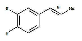 Benzene, 1,2-difluoro-4-(1e)-1-propenyl-(9ci)Structure,301308-13-4Structure Benzene, 1,2-difluoro-4-(1e)-1-propenyl-(9ci) Structure,301308-13-4Structure