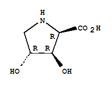 (3r,4r)-(9ci)-3,4-二羥基-D-脯氨酸結(jié)構(gòu)式_302593-22-2結(jié)構(gòu)式