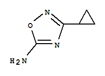 1,2,4-Oxadiazol -5-amine,3-cyclopropyl -(9ci)Structure,302842-68-8Structure 1,2,4-Oxadiazol -5-amine,3-cyclopropyl -(9ci) Structure,302842-68-8Structure