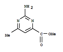 (9ci)-2-氨基-6-甲基-4-嘧啶羧酸甲酯結(jié)構(gòu)式_304868-33-5結(jié)構(gòu)式