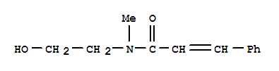 2-Propenamide,n-(2-hydroxyethyl)-n-methyl-3-phenyl-Structure,30687-16-2Structure 2-Propenamide,n-(2-hydroxyethyl)-n-methyl-3-phenyl- Structure,30687-16-2Structure