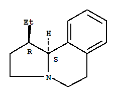 (1R,10bS)-rel-(9CI)-1-乙基-1,2,3,5,6,10b-六氫吡咯并[2,1-a]異喹啉結構式_307310-37-8結構式