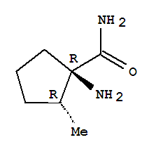 (1r,2r)-(9ci)-1-氨基-2-甲基-環(huán)戊烷羧酰胺結(jié)構(gòu)式_309756-91-0結(jié)構(gòu)式