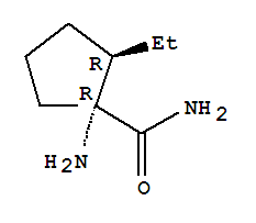 (1r,2r)-(9ci)-1-氨基-2-乙基-環(huán)戊烷羧酰胺結(jié)構(gòu)式_309756-95-4結(jié)構(gòu)式