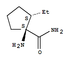 (1s,2s)-(9ci)-1-氨基-2-乙基-環(huán)戊烷羧酰胺結(jié)構(gòu)式_309756-96-5結(jié)構(gòu)式