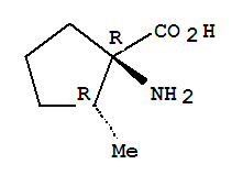 (1r,2r)-(9ci)-1-氨基-2-甲基-環(huán)戊烷羧酸結(jié)構(gòu)式_309757-03-7結(jié)構(gòu)式
