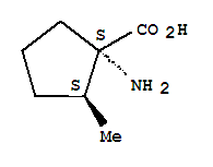 (1s,2s)-(9ci)-1-氨基-2-甲基-環(huán)戊烷羧酸結(jié)構(gòu)式_309757-04-8結(jié)構(gòu)式