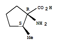 (1r,2s)-(9ci)-1-氨基-2-甲基-環(huán)戊烷羧酸結(jié)構(gòu)式_309757-05-9結(jié)構(gòu)式