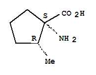 (1s,2r)-(9ci)-1-氨基-2-甲基-環(huán)戊烷羧酸結(jié)構(gòu)式_309757-06-0結(jié)構(gòu)式