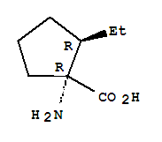 (1r,2r)-(9ci)-1-氨基-2-乙基-環(huán)戊烷羧酸結(jié)構(gòu)式_309757-07-1結(jié)構(gòu)式