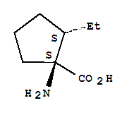 (1s,2s)-(9ci)-1-氨基-2-乙基-環(huán)戊烷羧酸結(jié)構(gòu)式_309757-08-2結(jié)構(gòu)式