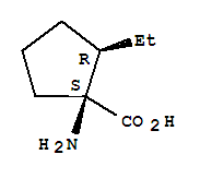(1s,2r)-(9ci)-1-氨基-2-乙基-環(huán)戊烷羧酸結(jié)構(gòu)式_309757-10-6結(jié)構(gòu)式