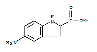 1H-indole-2-carboxylicacid,5-amino-2,3-dihydro-,methylester(9ci)Structure,312306-20-0Structure 1H-indole-2-carboxylicacid,5-amino-2,3-dihydro-,methylester(9ci) Structure,312306-20-0Structure