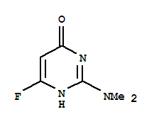 (9ci)-2-(二甲基氨基)-6-氟-4(1H)-嘧啶酮結(jié)構(gòu)式_313961-71-6結(jié)構(gòu)式