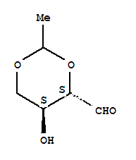 (4s,5s)-(9ci)-5-羥基-2-甲基-1,3-二噁烷-4-羧醛結(jié)構(gòu)式_315216-23-0結(jié)構(gòu)式