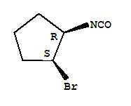 順式-(9ci)-1-溴-2-異氰?；?環(huán)戊烷結(jié)構(gòu)式_31849-58-8結(jié)構(gòu)式
