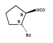 反式-(9ci)-1-溴-2-異氰酰基-環(huán)戊烷結構式_31849-59-9結構式