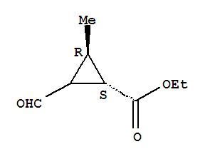 (1r,3s)-rel-(9ci)-2-甲?；?3-甲基-環(huán)丙烷羧酸乙酯結(jié)構(gòu)式_318990-36-2結(jié)構(gòu)式